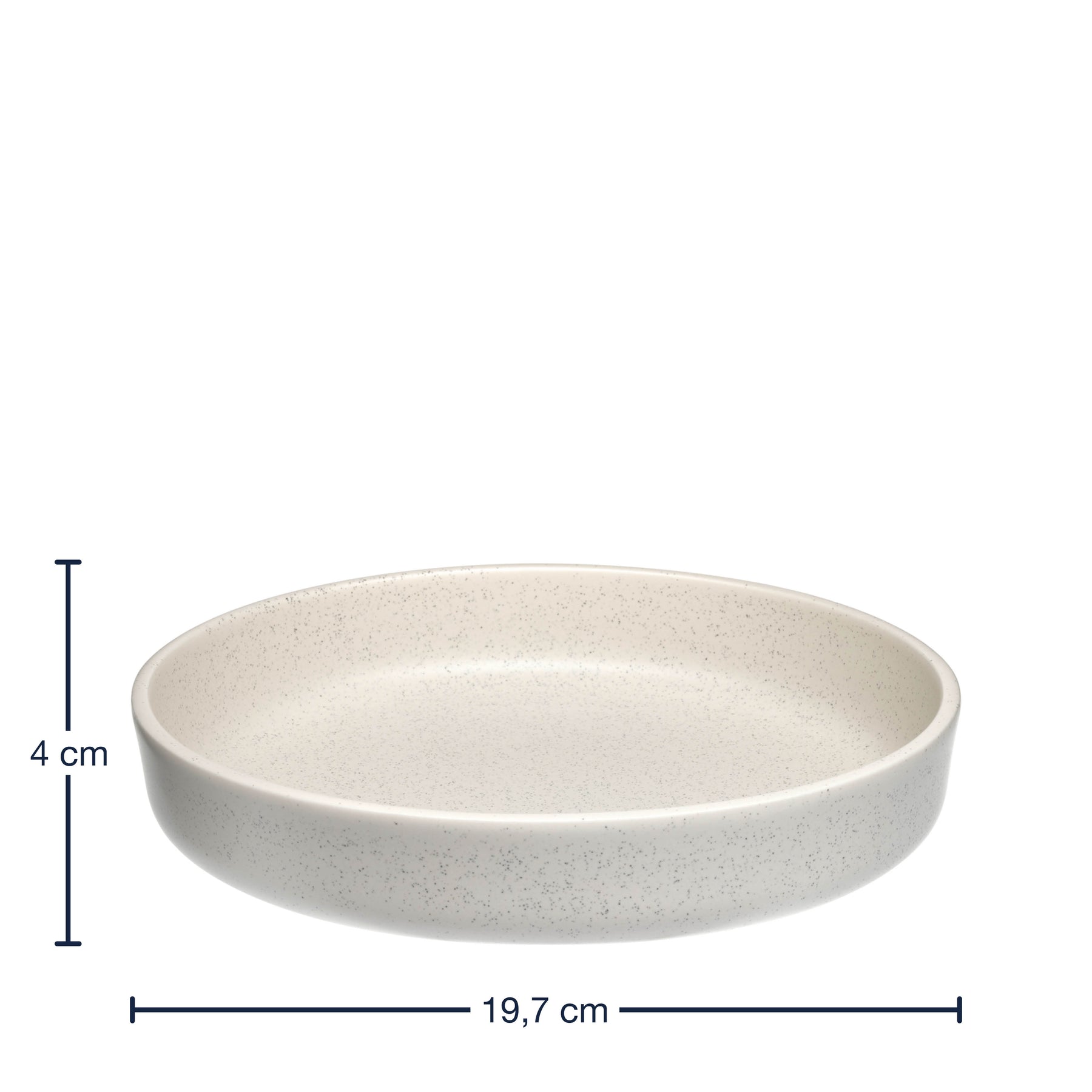 Keramikteller ROMA 20 cm creme tief