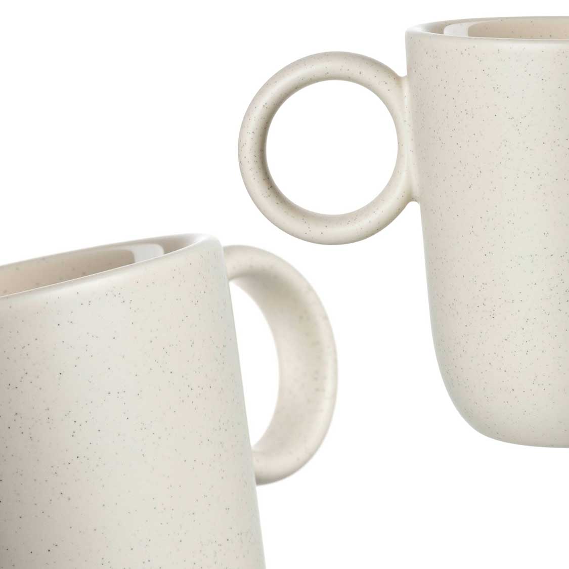 Keramiktasse ROMA 400 ml creme 6er-Set