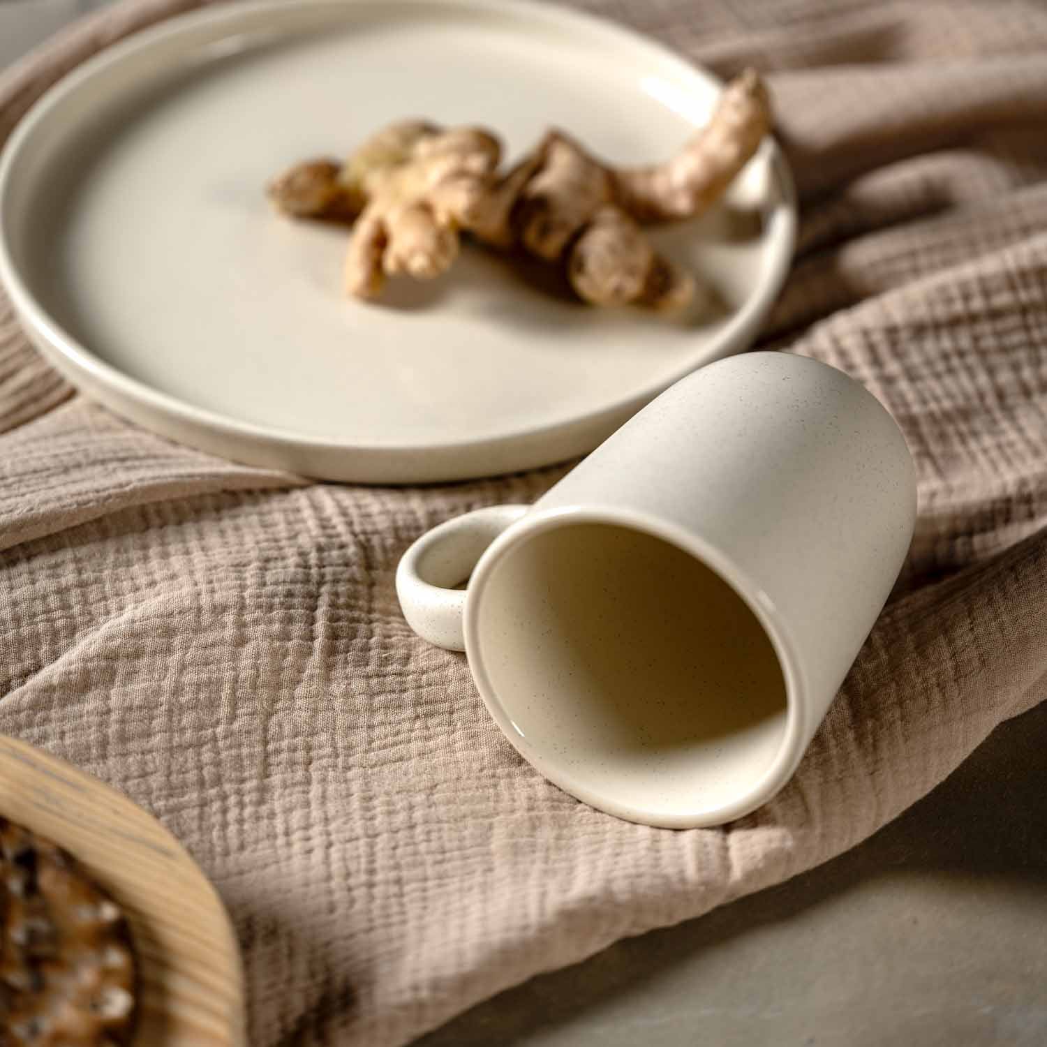 Keramiktasse ROMA 400 ml creme