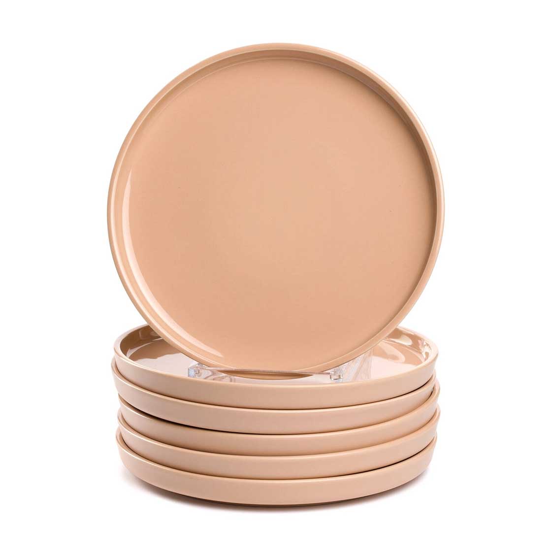 Keramikteller ROMA 22 cm apricot 6er-Set – LEONARDO