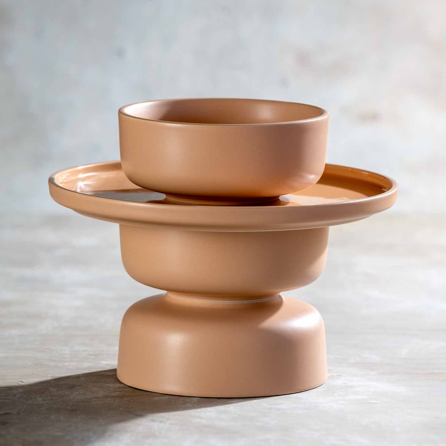 Keramikteller ROMA 27 cm apricot