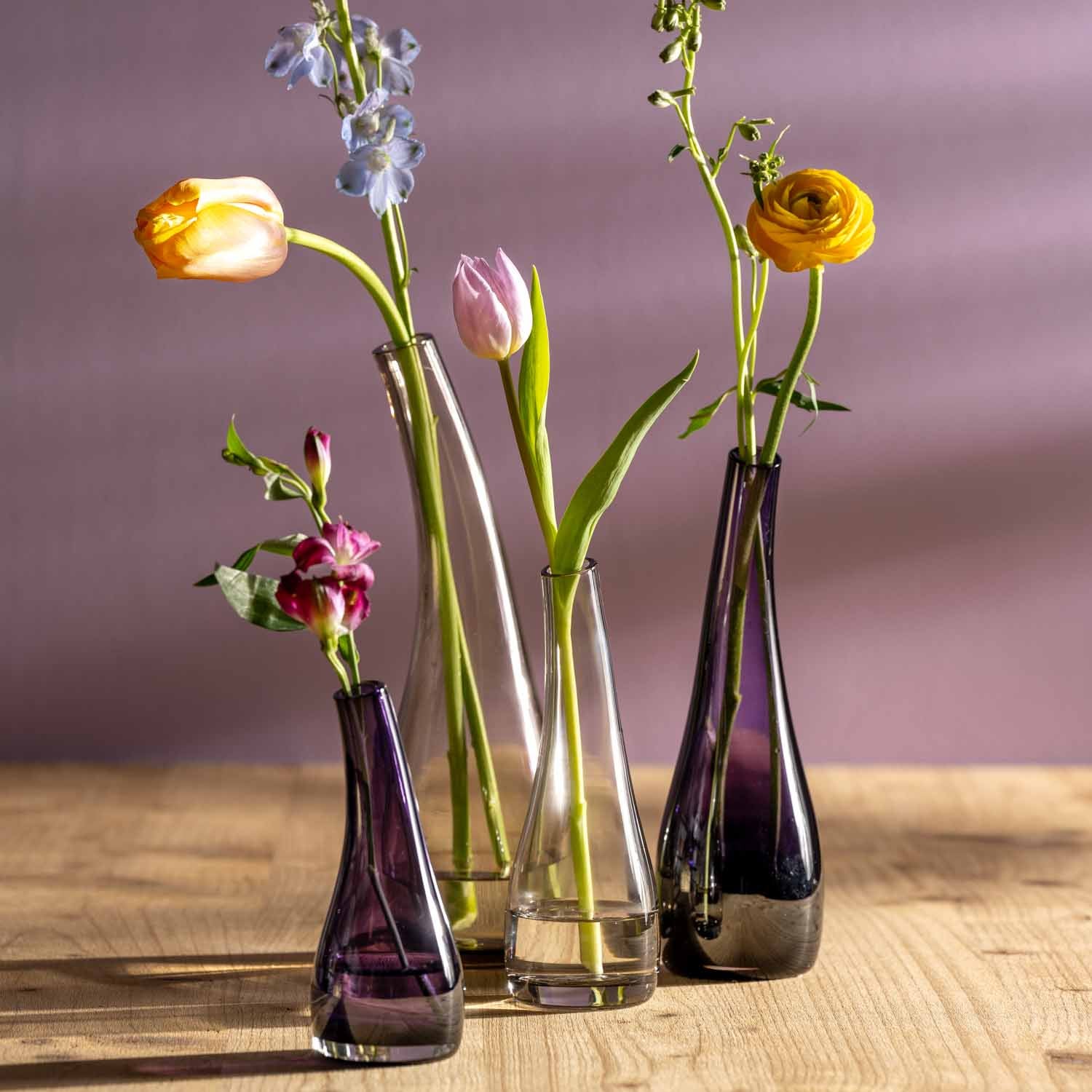 Vase 25 violett LUMINOSA