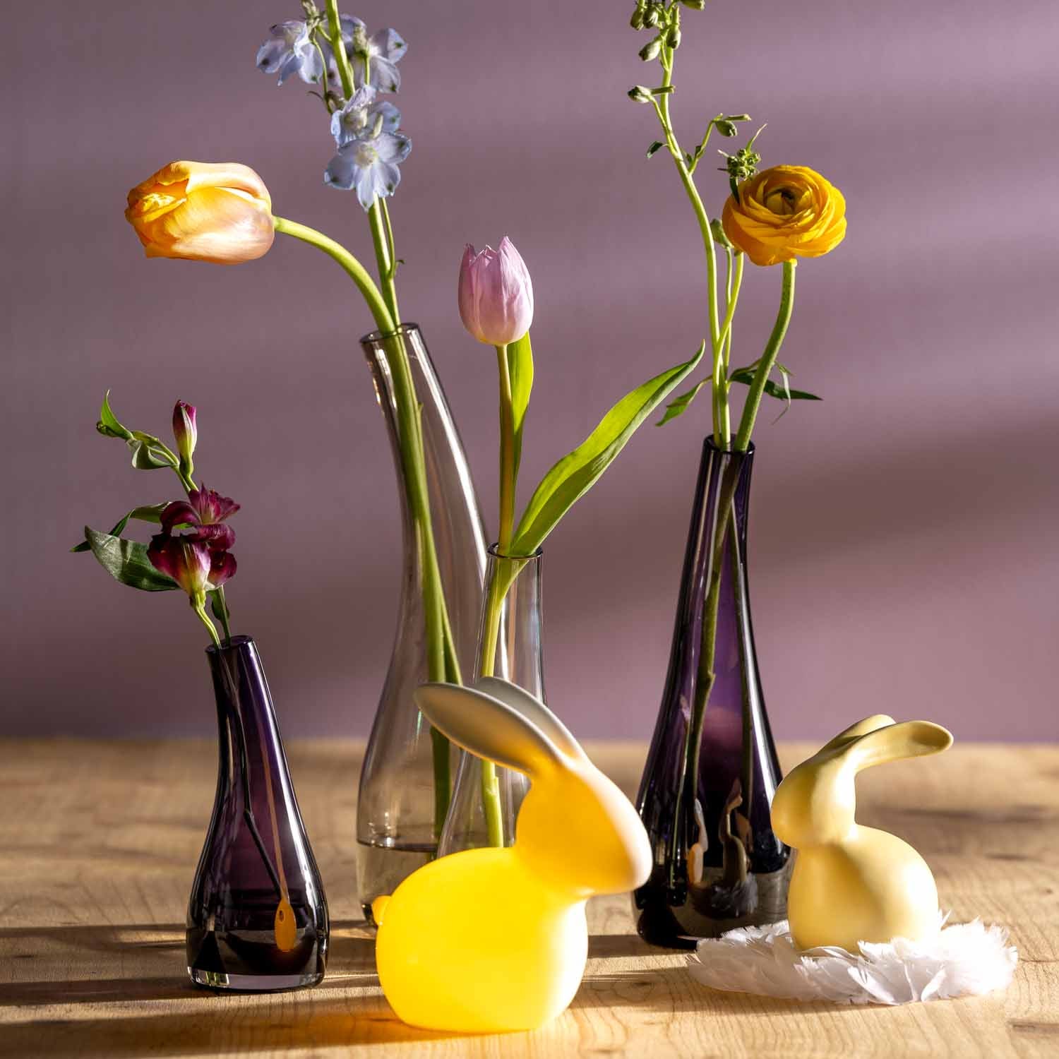 Vase 25 violett LUMINOSA