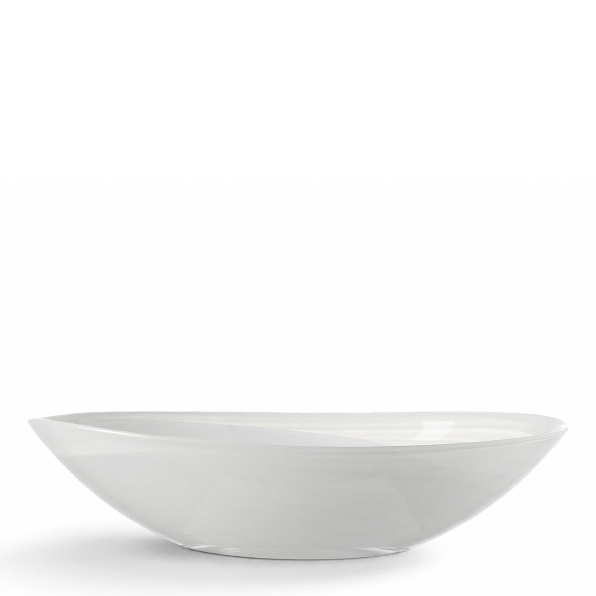 Schale ALABASTRO 22 cm weiß oval
