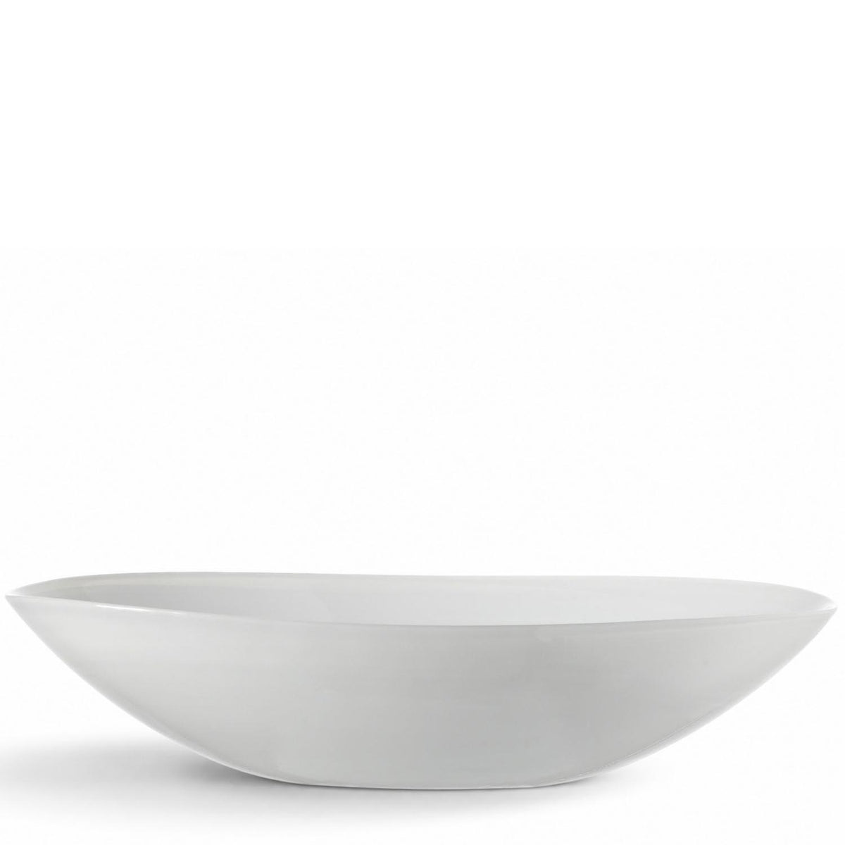 Schale ALABASTRO 32 cm weiß oval