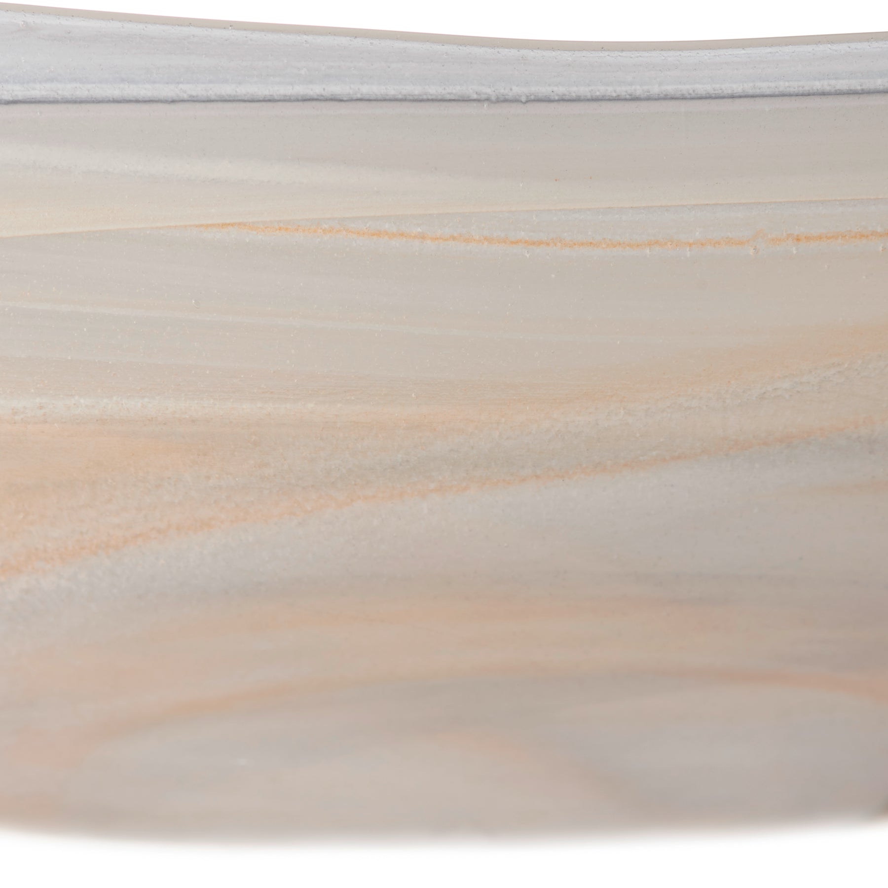 Schale ALABASTRO 22 cm beige oval