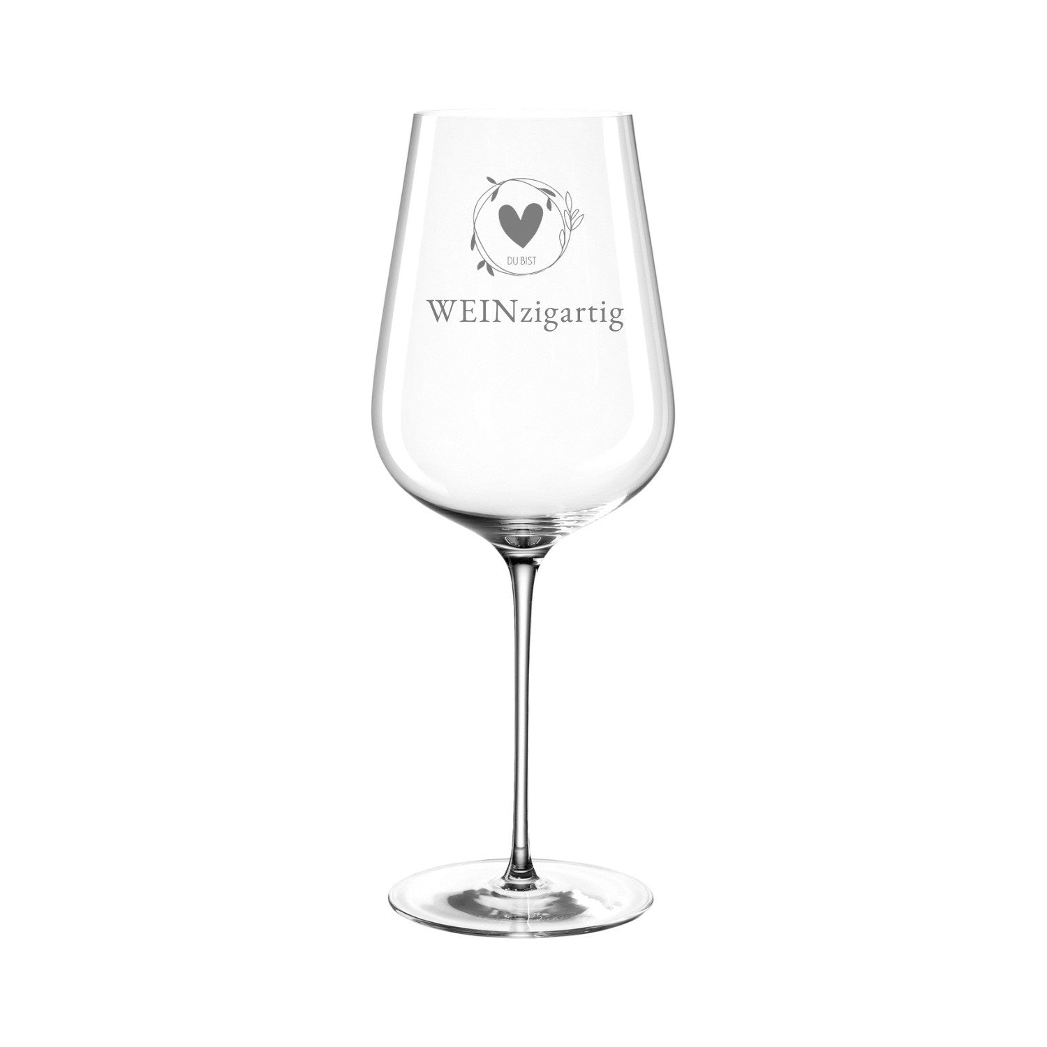 Rotweinglas BRUNELLI 740 ml mit persönlicher Gravur – LEONARDO
