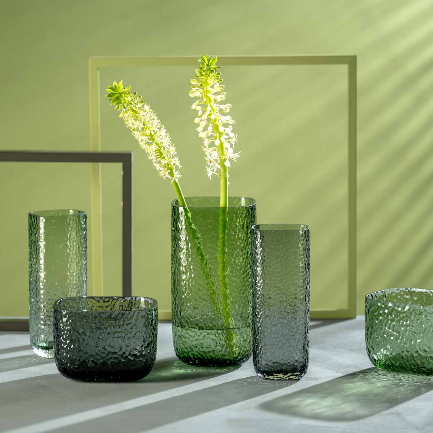 Vase MARTELLO 27 cm grün