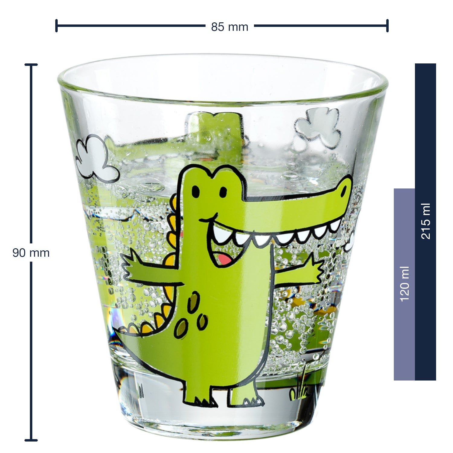 Kindertrinkset BAMBINI 3-teilig Krokodil