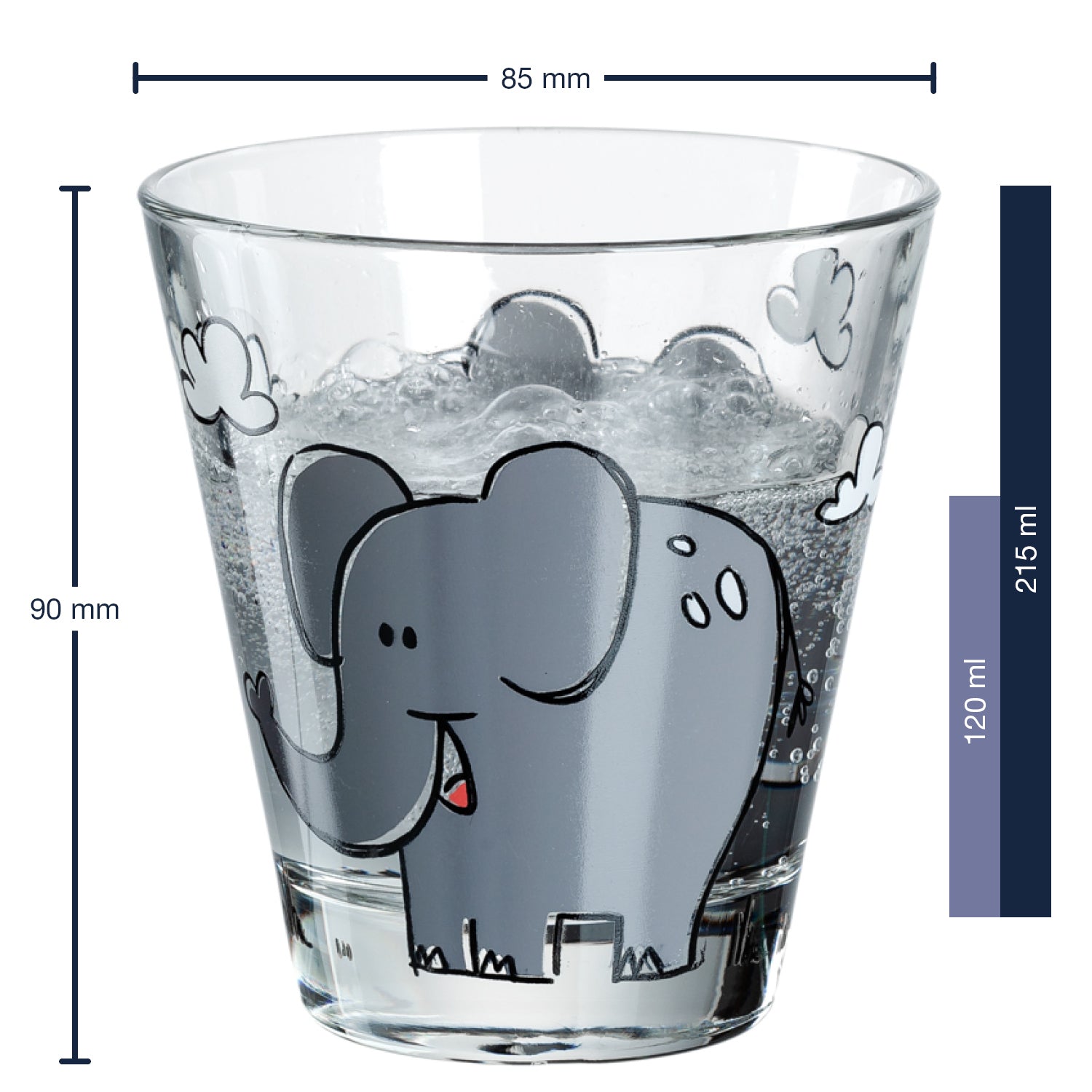 Kindertrinkset BAMBINI 3-teilig Elefant