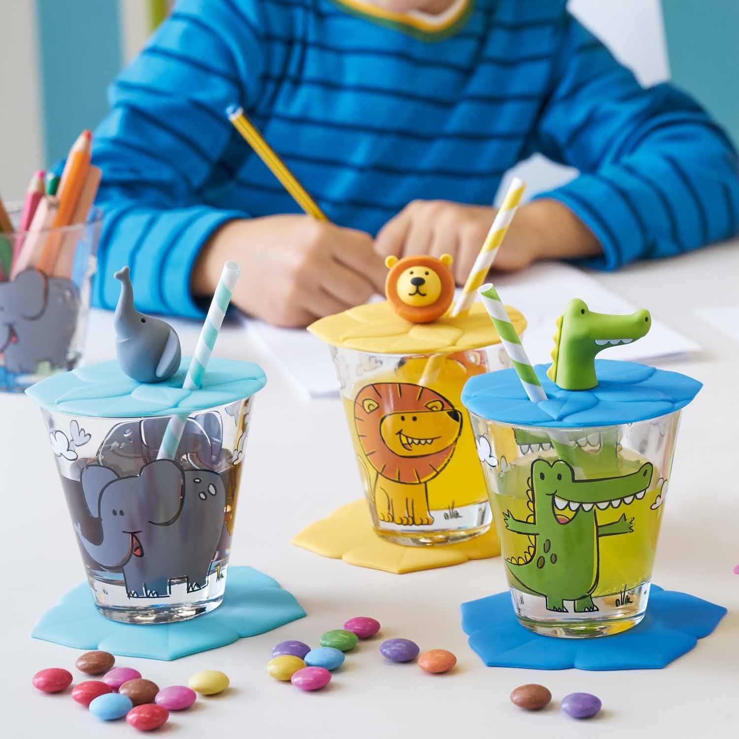 Kindertrinkset BAMBINI 3-teilig Elefant