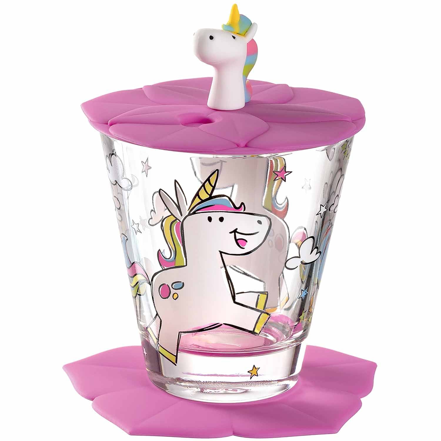 Kindertrinkset BAMBINI 3-teilig Einhorn – LEONARDO