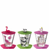 Kindertrinkset BAMBINI 9-teilig Flamingo Einhorn Panda