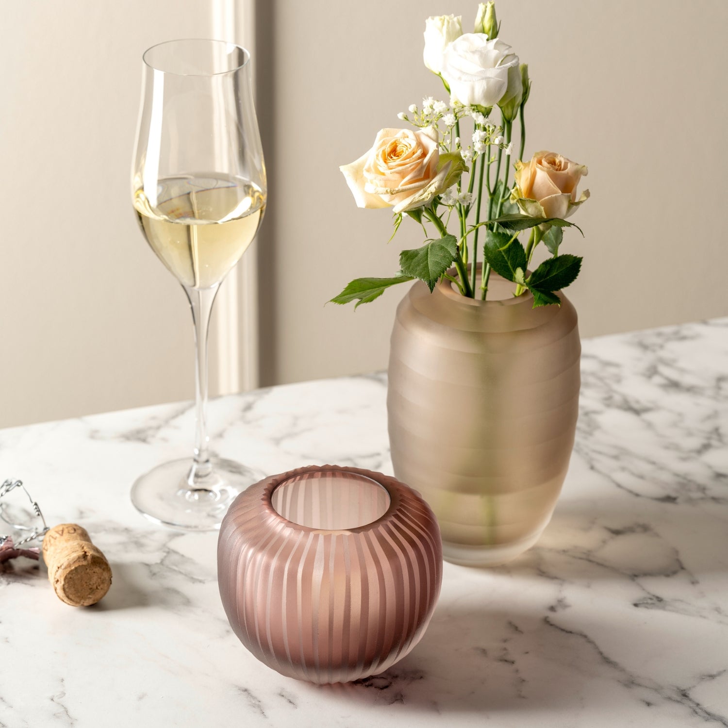 Tischvase BELLAGIO 9 cm beere