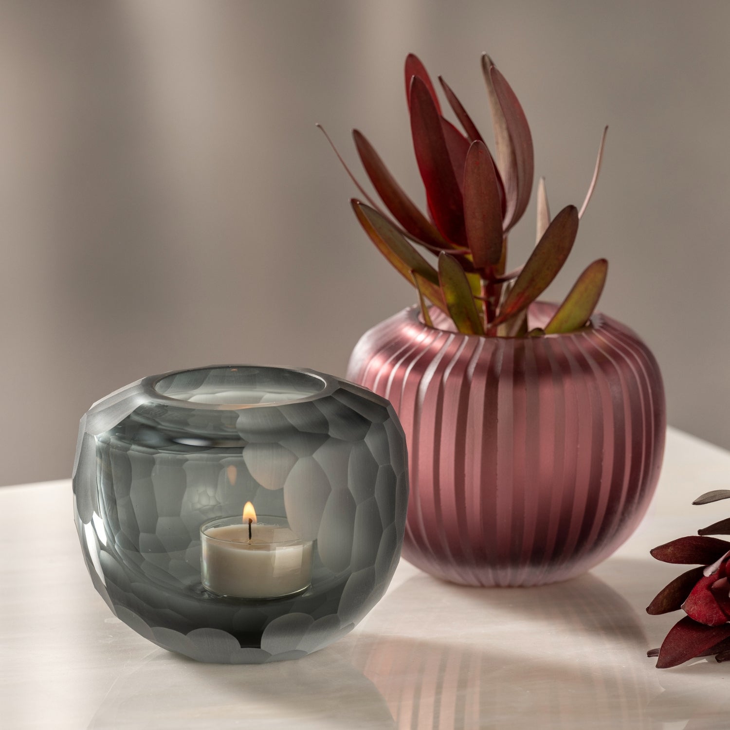Tischvase BELLAGIO 9 cm beere
