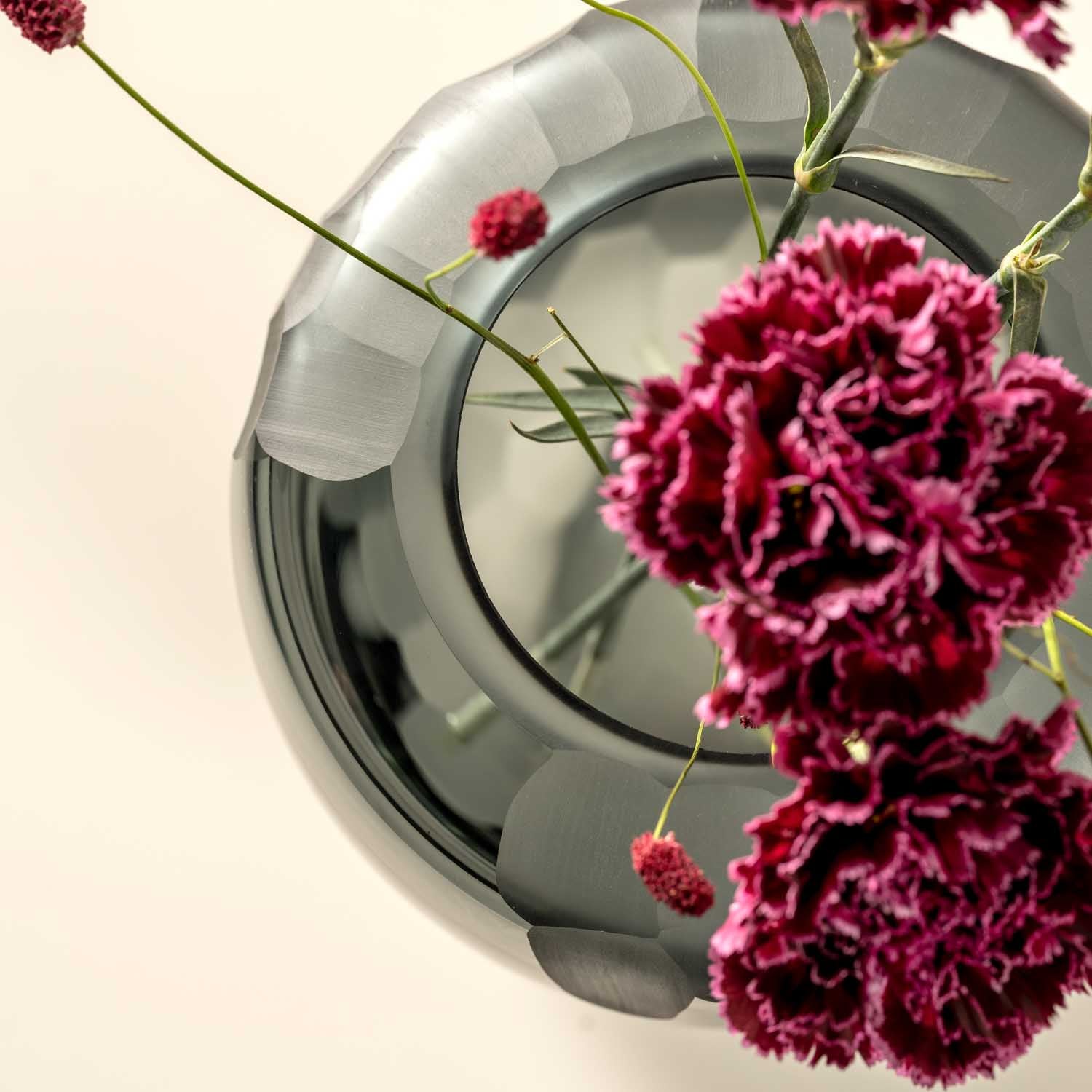 Vase BELLAGIO 18 cm anthrazit