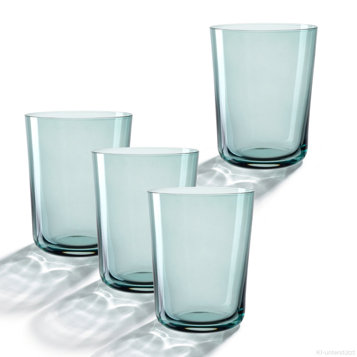Trinkglas LEGGERO 330 ml mare 4er-Set