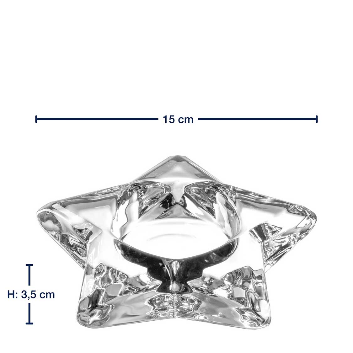 Tischlicht 15cm Stern AUTENTICO