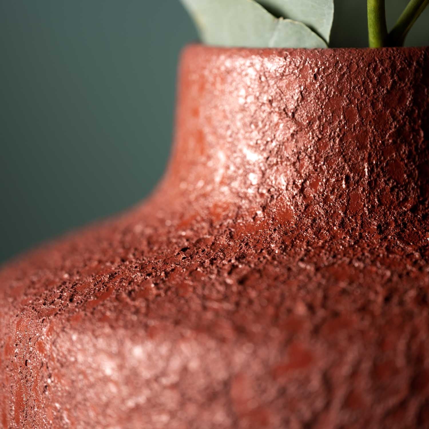 Keramikvase AUTENTICO 22 cm rot