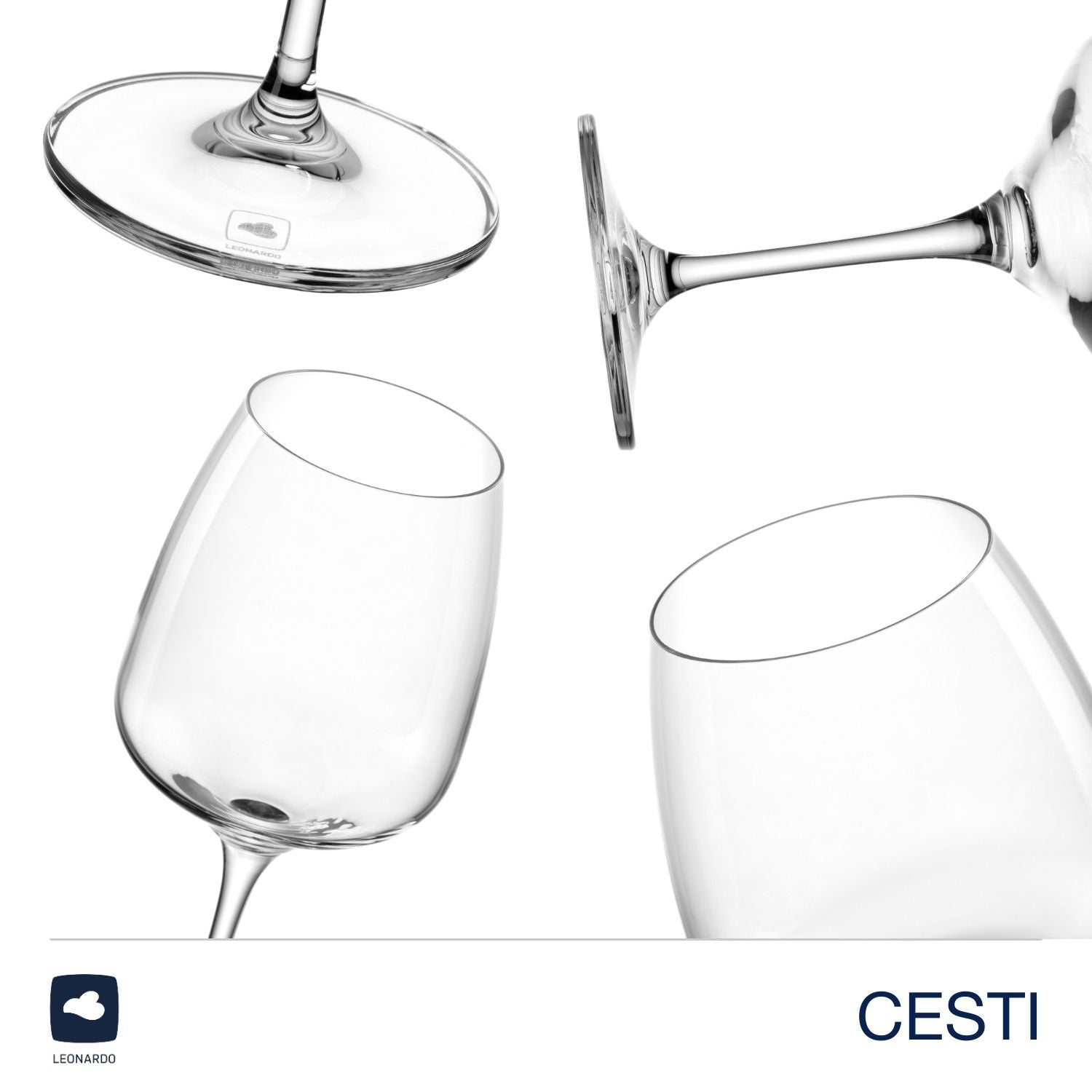 Glasset CESTI 8-teilig + Poliertuch