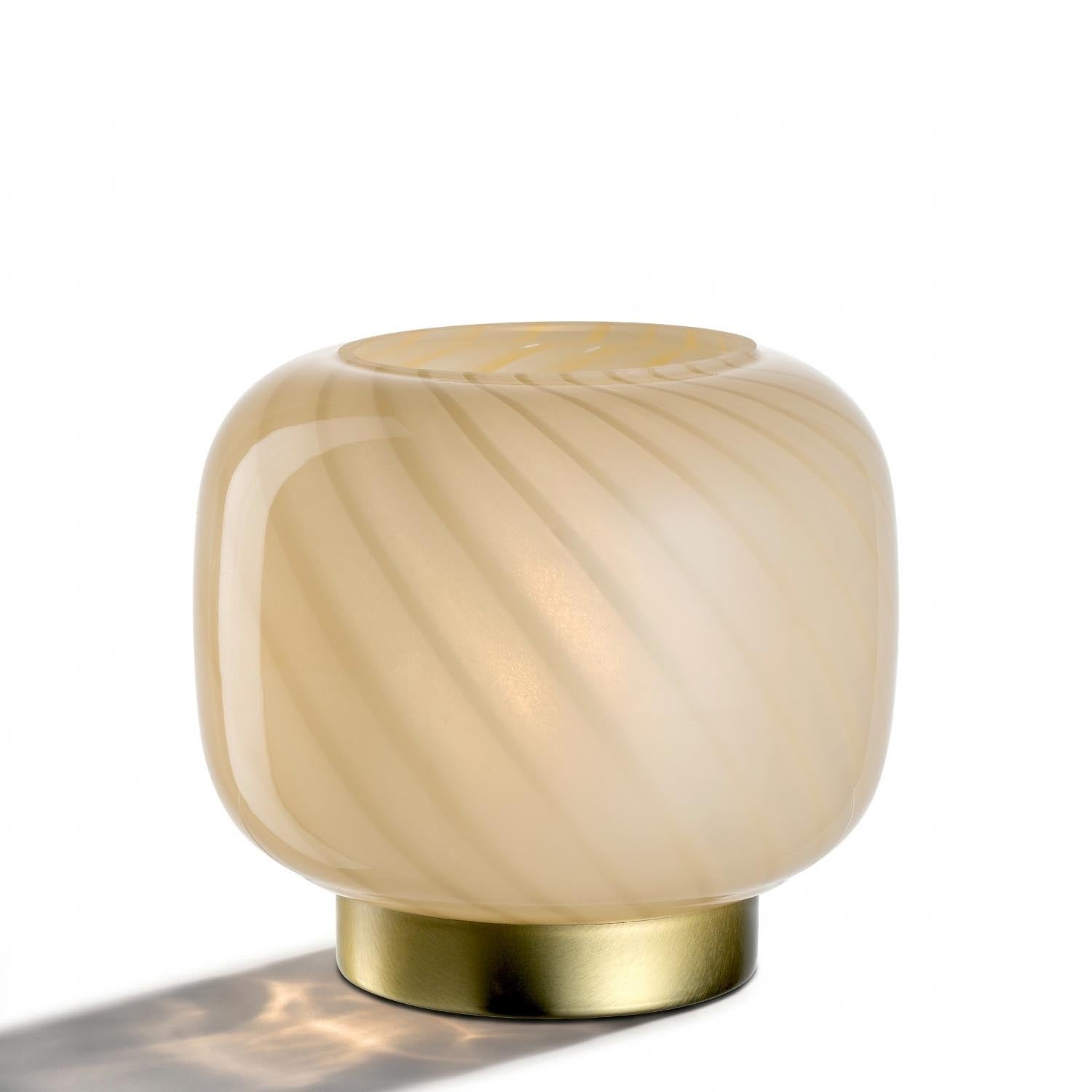 LED Lampe RIPOSO 13 cm beige – LEONARDO