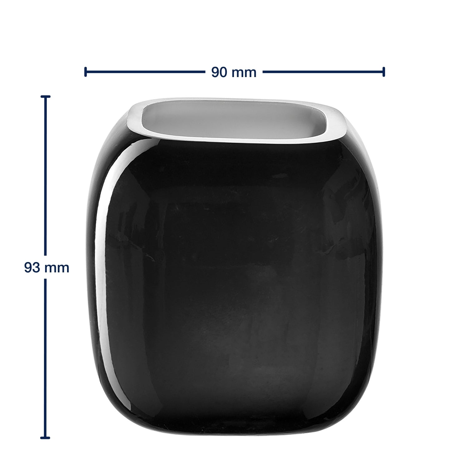 Vase MILANO 9 cm grau