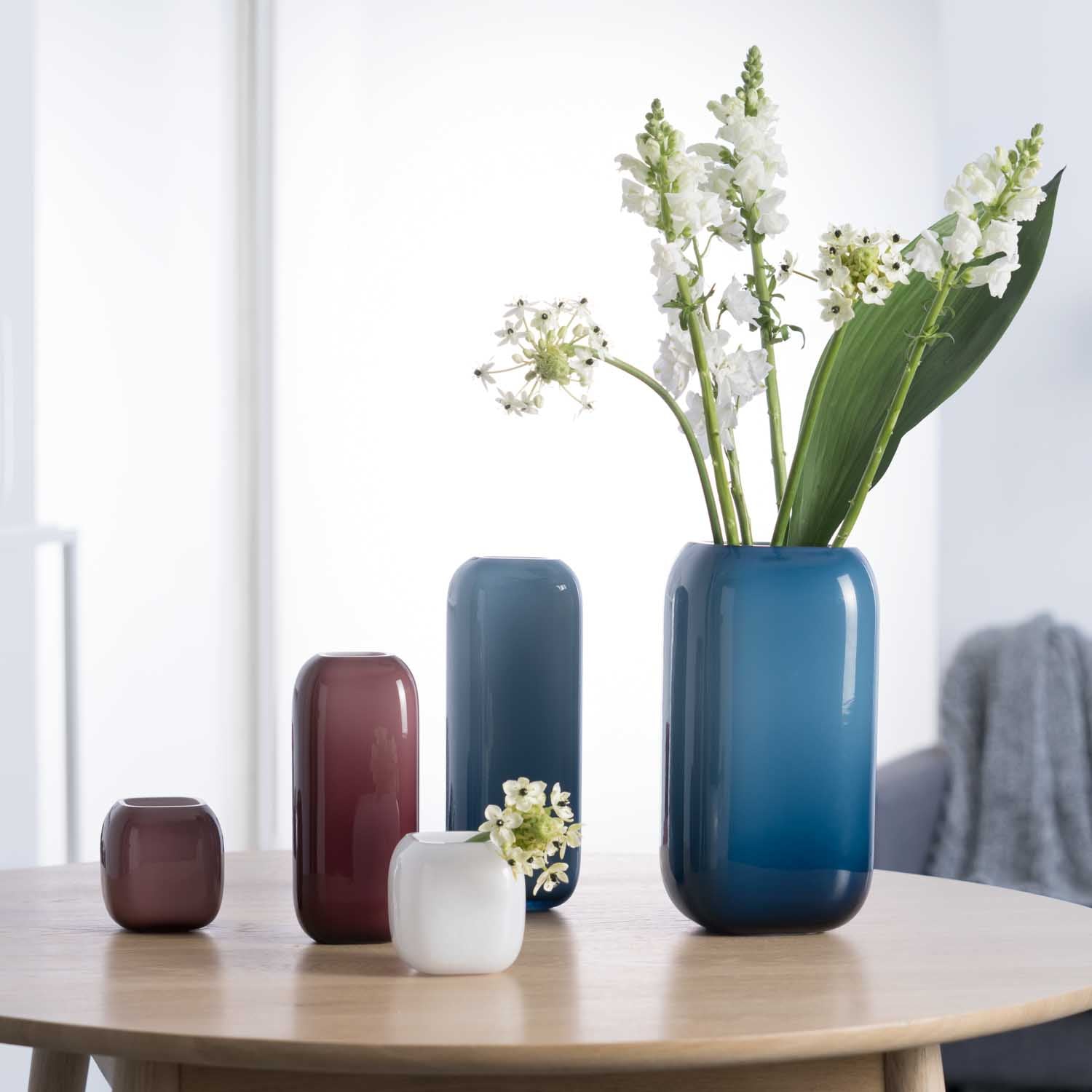 Vase MILANO 9 cm weiß
