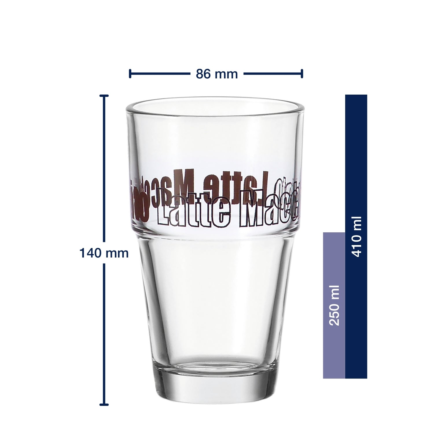 Becher SOLO 410 ml braun Latte Macchiato