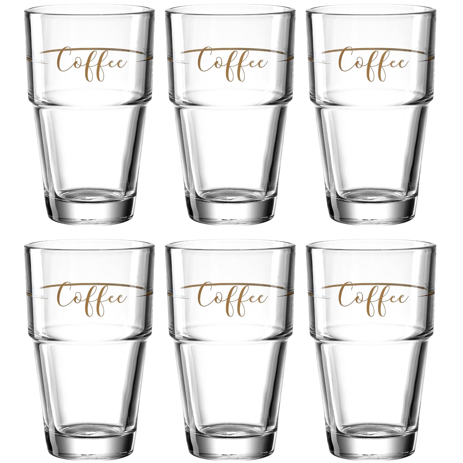 Becher SOLO 410 ml 'Coffee' 6er-Set – LEONARDO