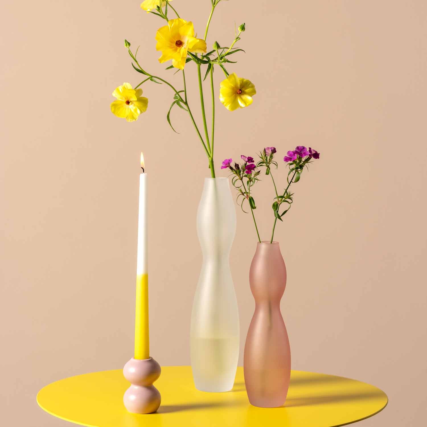 Vase VIVACE 34 cm satiniert