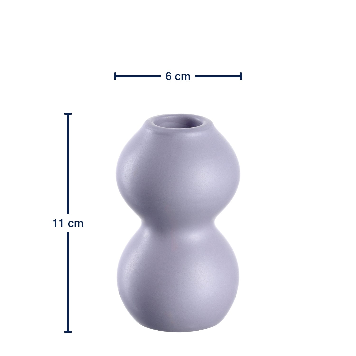 Keramikleuchter VIVACE 11 cm flieder