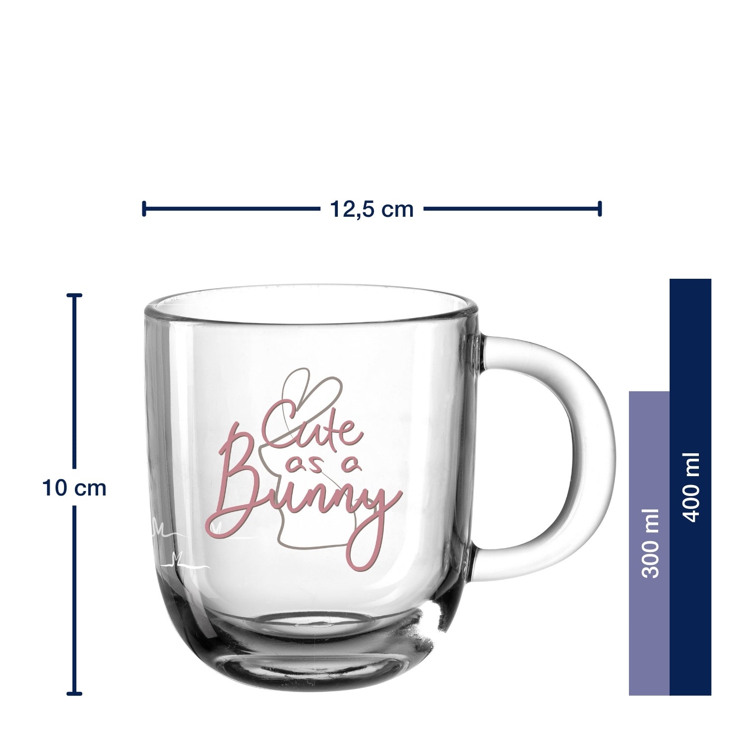 Tasse VIVACE 400 ml 'Cute as a Bunny'