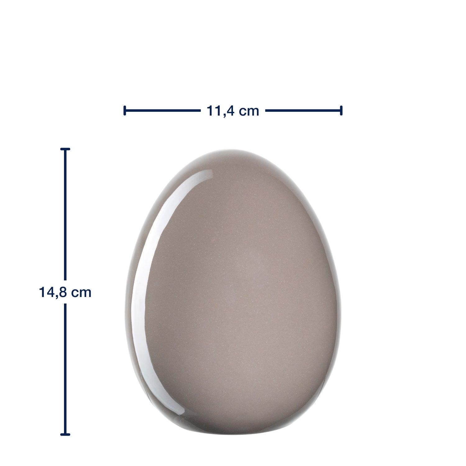 Keramikei VIVACE 15 cm taupe