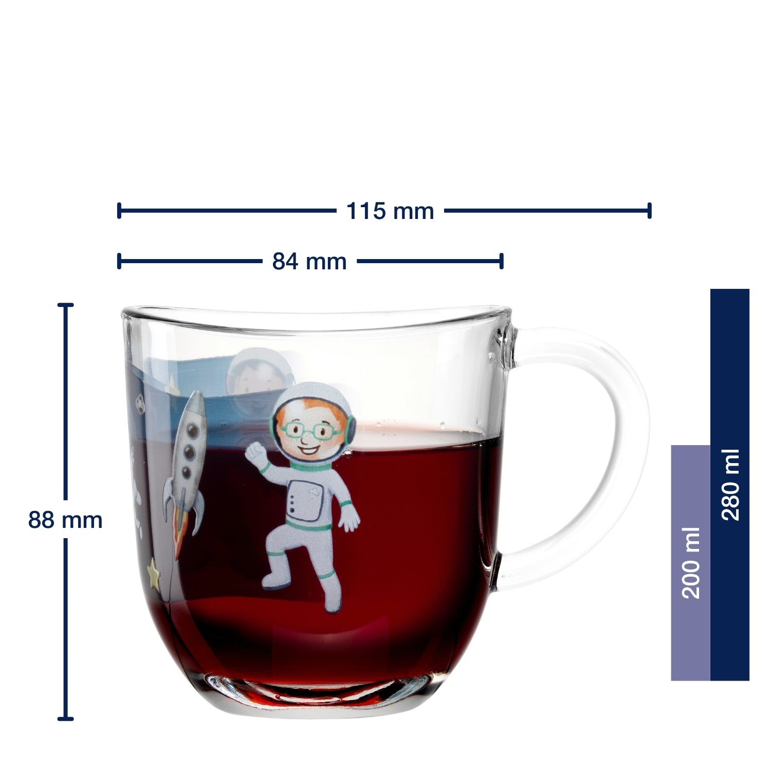 Tasse BAMBINI AVVENTURA 280 ml Weltall