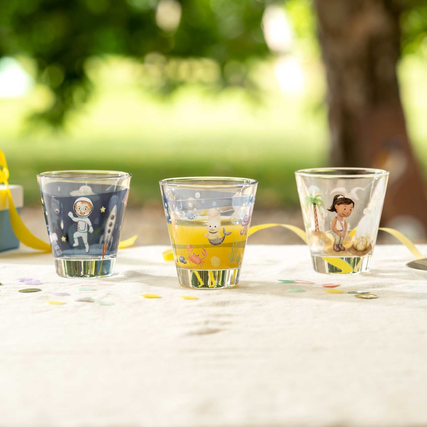Trinkglas BAMBINI AVVENTURA 215 ml Dino 6er-Set