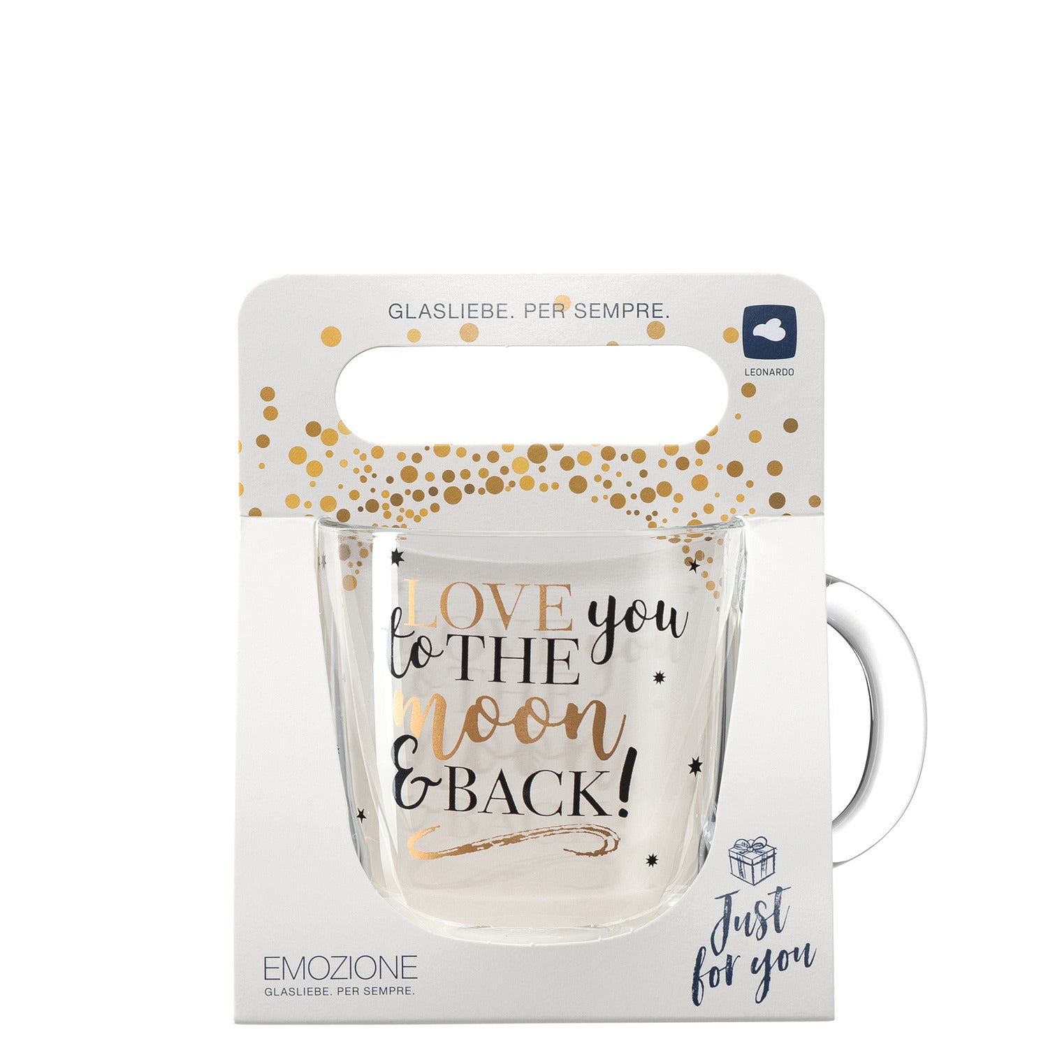 Tasse EMOZIONE 400 ml 'Love you to the moon and back'
