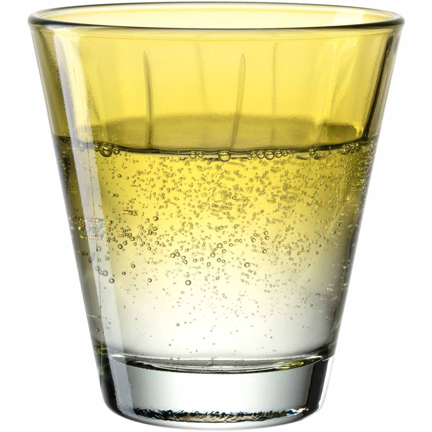 Trinkglas TWIST 215 ml gelb 4er-Set