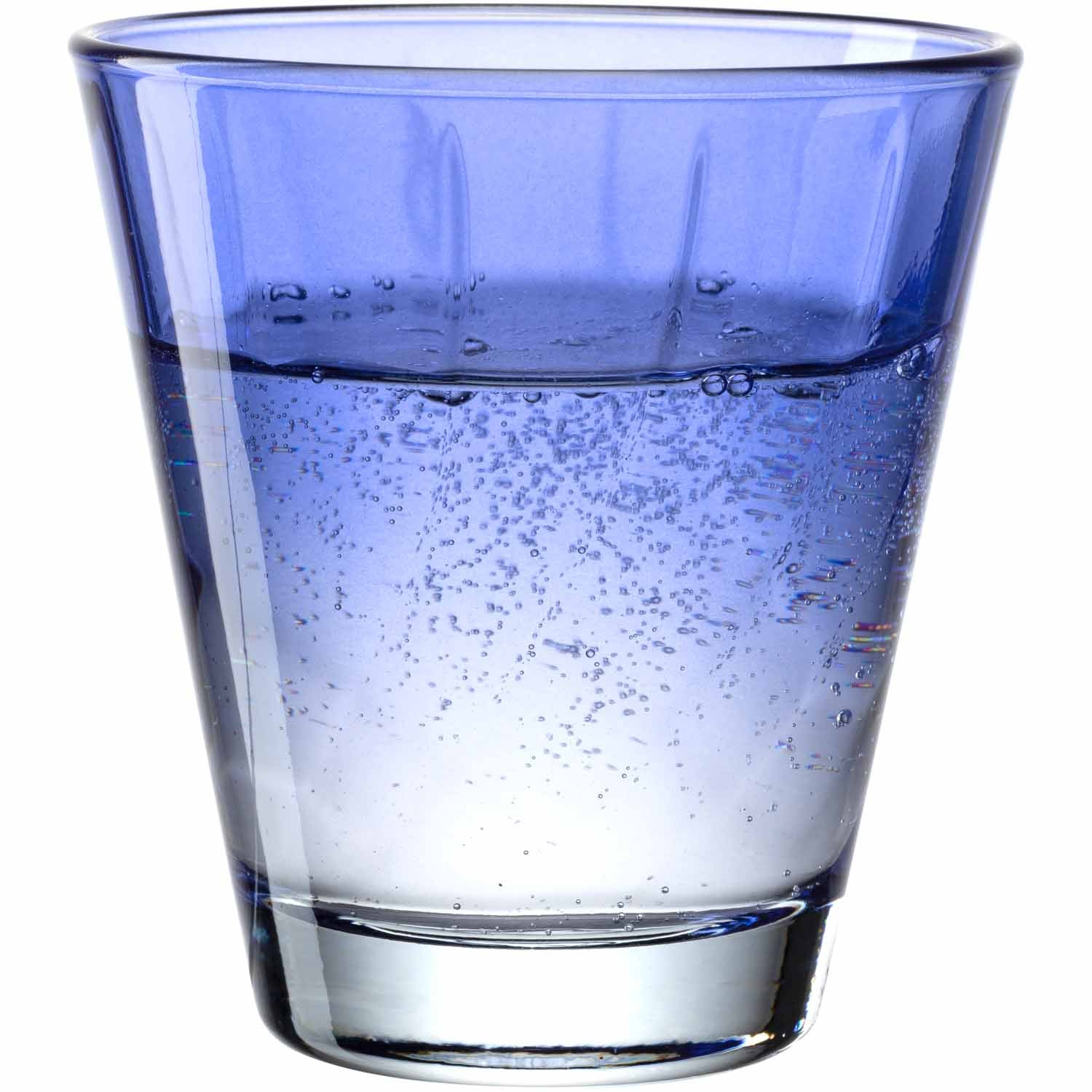 Trinkglas TWIST 215 ml blau 4er-Set