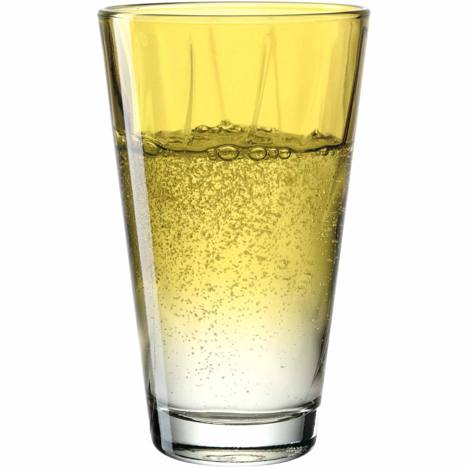 Trinkglas TWIST 300 ml gelb 4er-Set