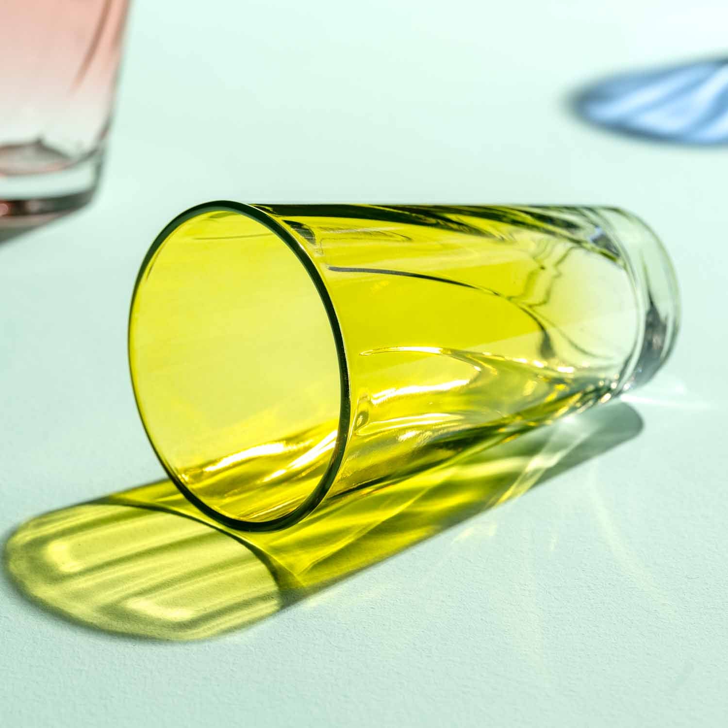 Trinkglas TWIST 300 ml gelb 4er-Set