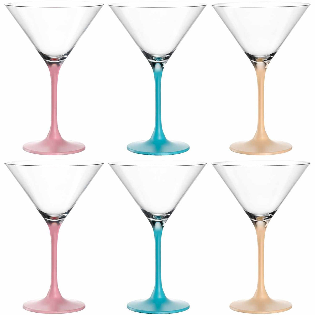 Cocktailschale 230ml farbig sortiert BRERA 6er-Set