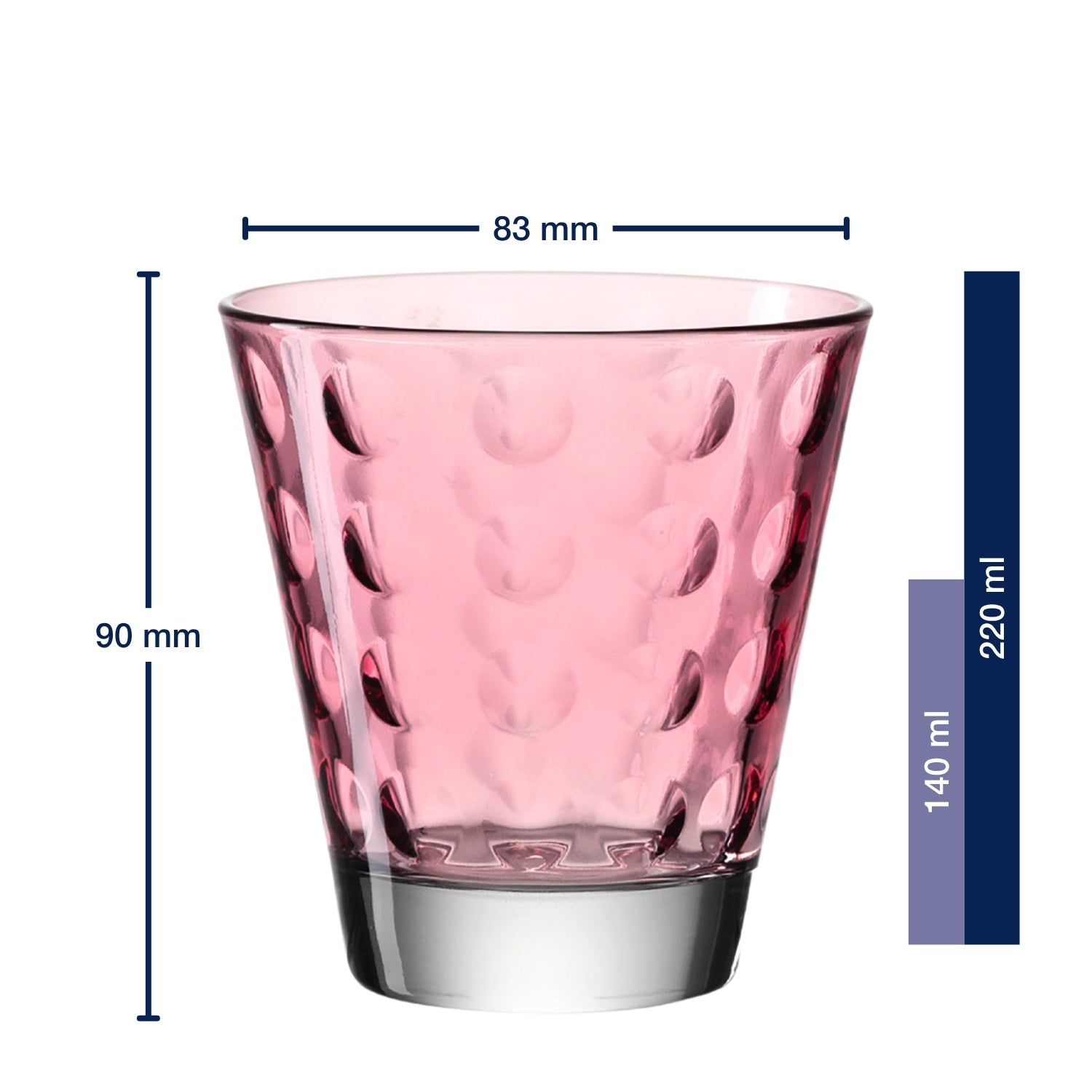 Trinkglas OPTIC 220 ml 6er-Set