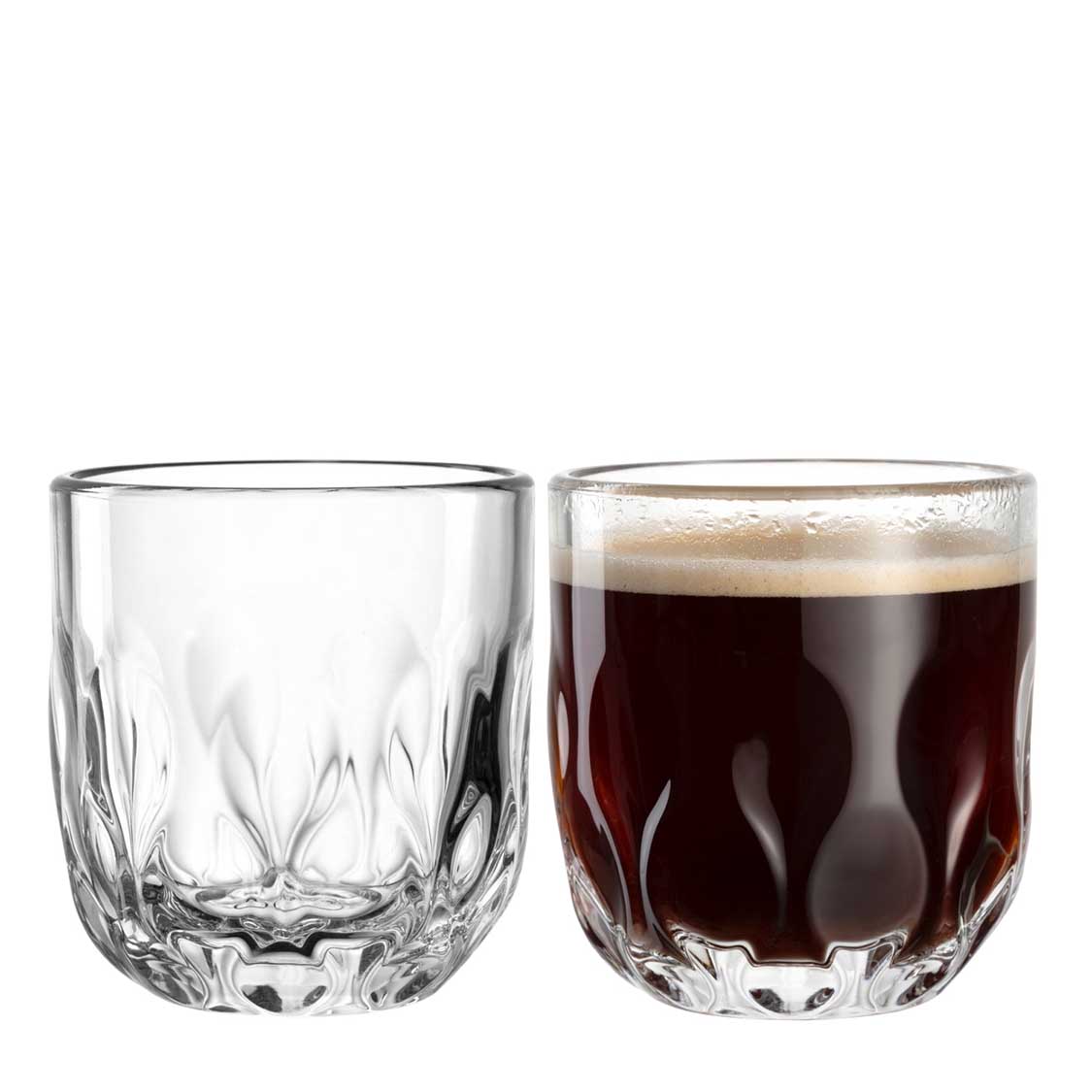 Kaffeeglas GOCCE 220ml 3. Variante 2er-Set