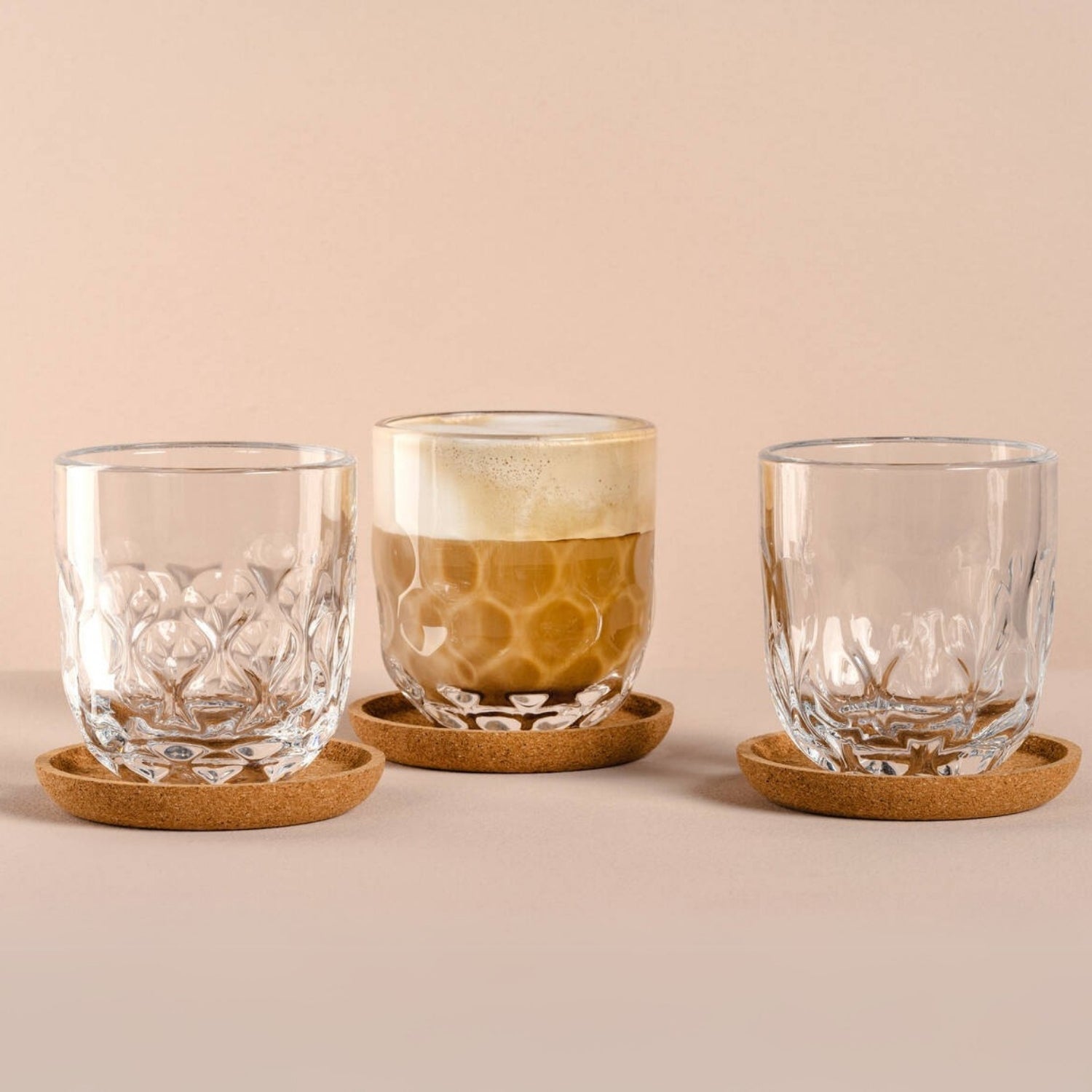 Kaffeeglas GOCCE 220ml 3. Variante 2er-Set