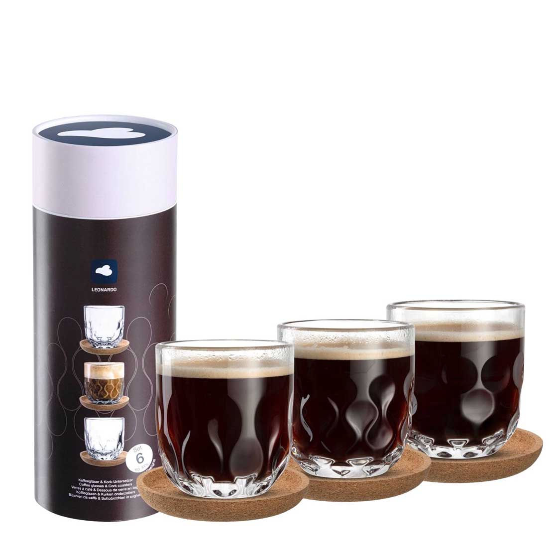 Kaffeeset GOCCE 6-teilig – LEONARDO