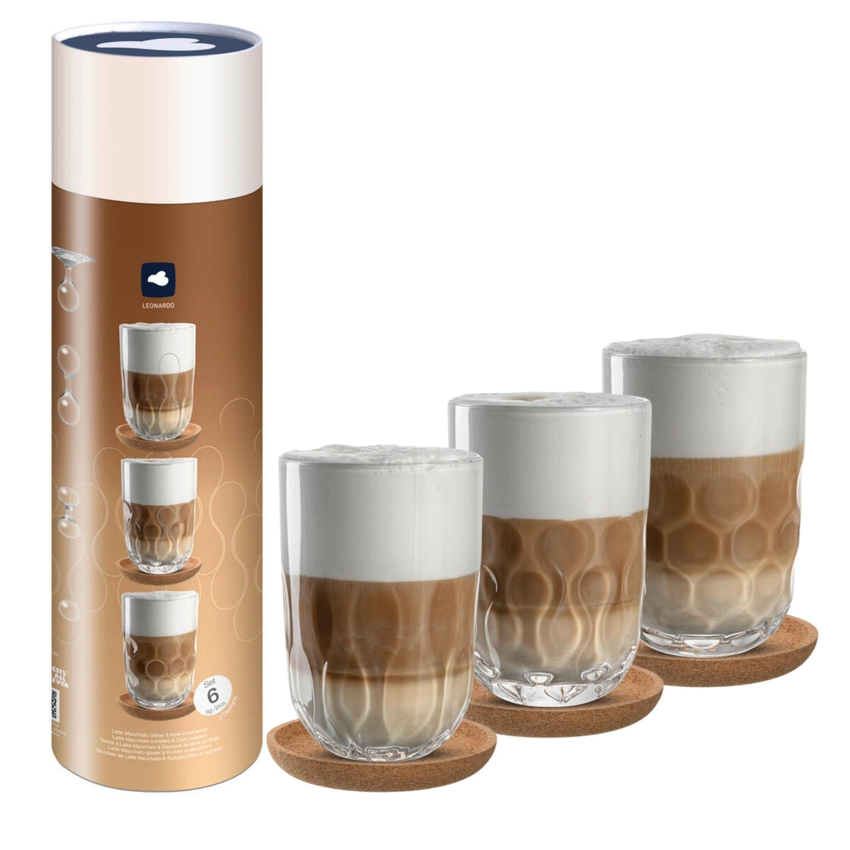 Latte Macchiato Set GOCCE 6-teilig