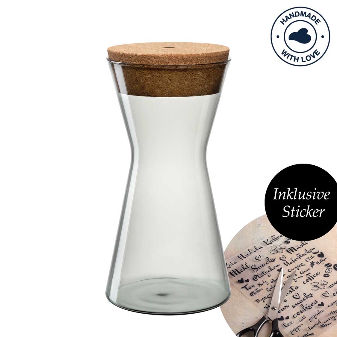 Dose FORMA X 22 cm grau