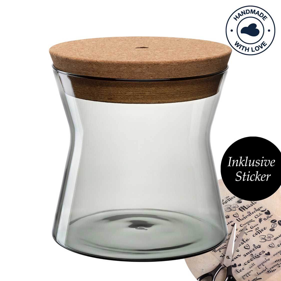 Dose FORMA X 16 cm grau