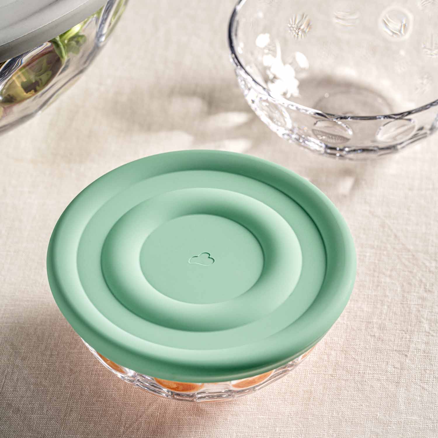 Silikondeckel CUCINA 14 cm salbei