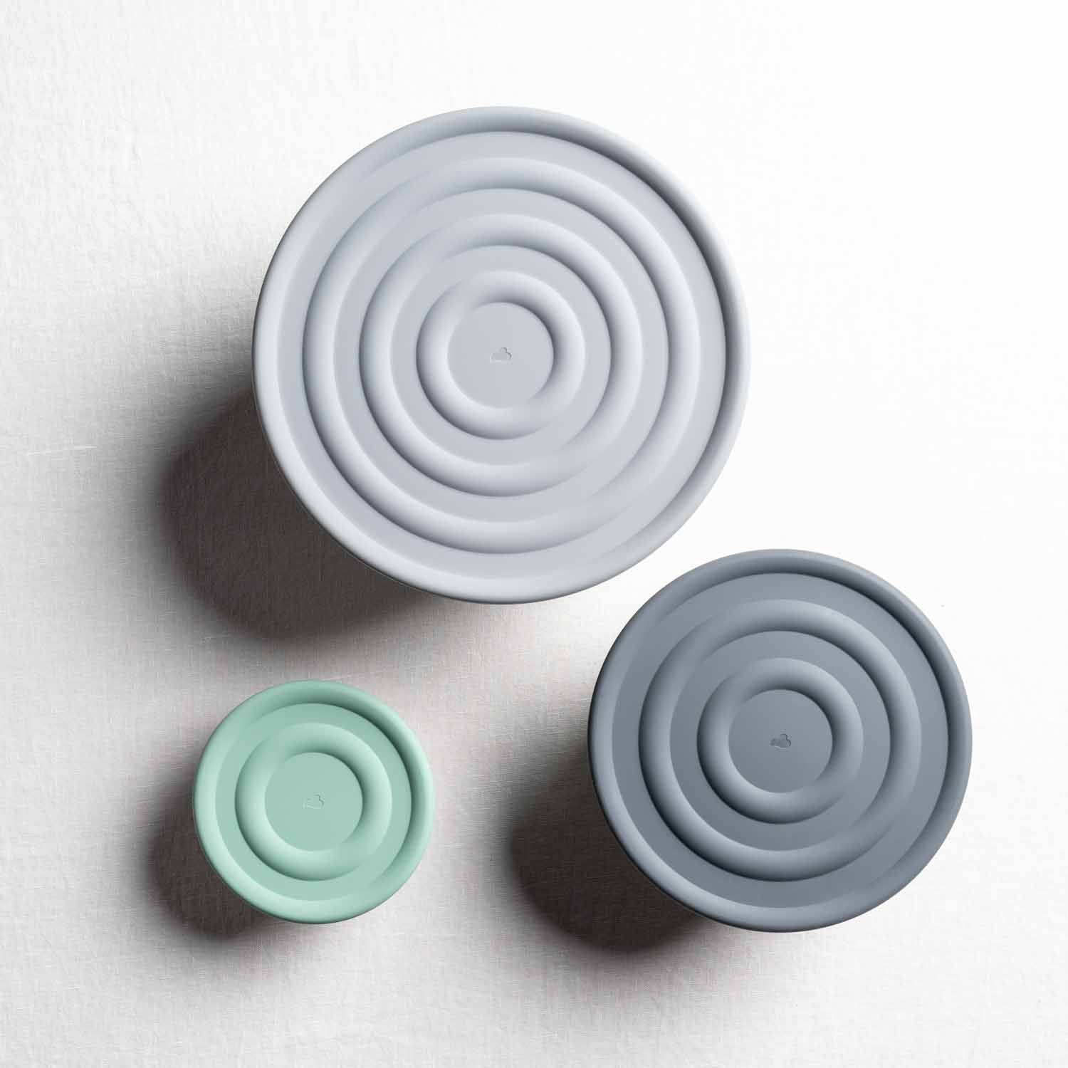 Silikondeckel CUCINA 14 cm salbei